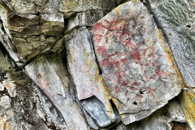 Indian Painted Rocks