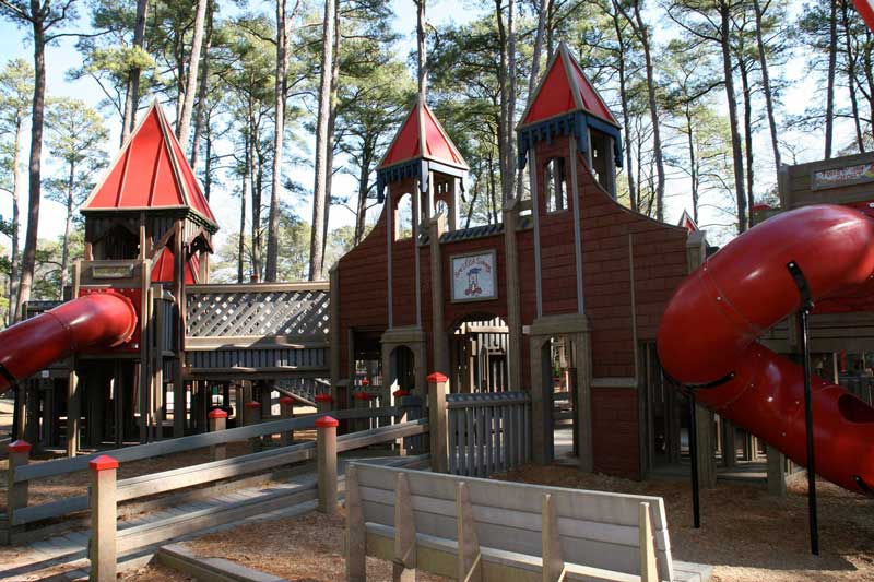 Ben’s Red Swings Community Playground