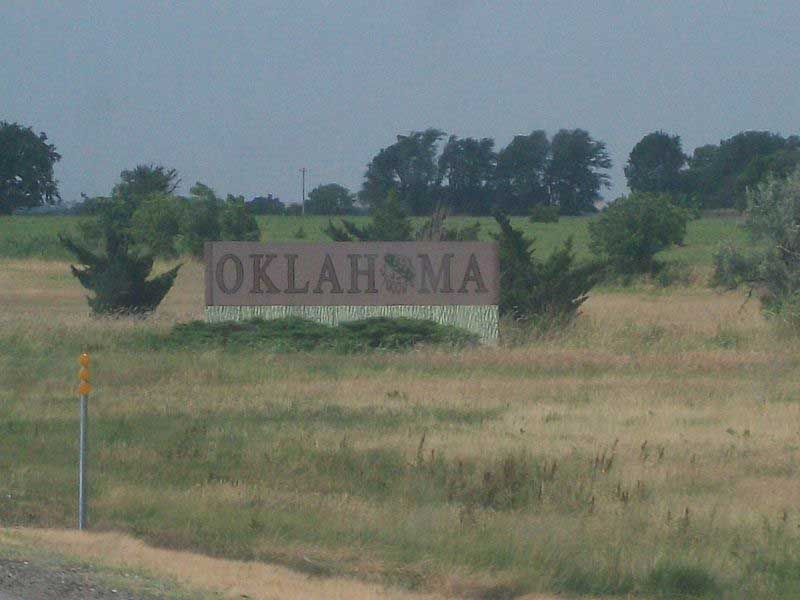 Oklahoma State Line Monument