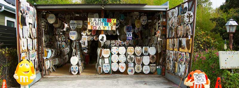 Barney Smith's Toilet Seat Art