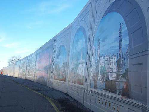 Portsmouth Floodwall Murals
