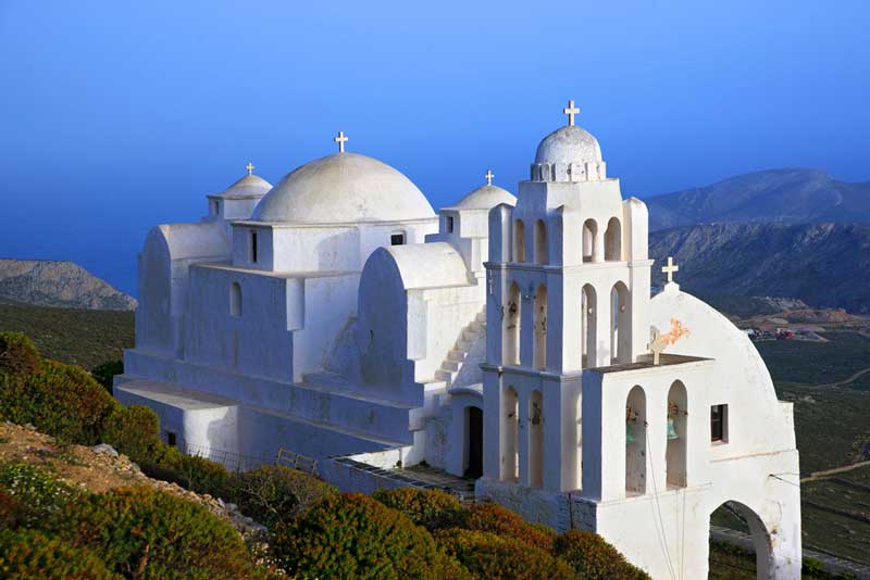 The church of Panagia, Folegandros, Greece