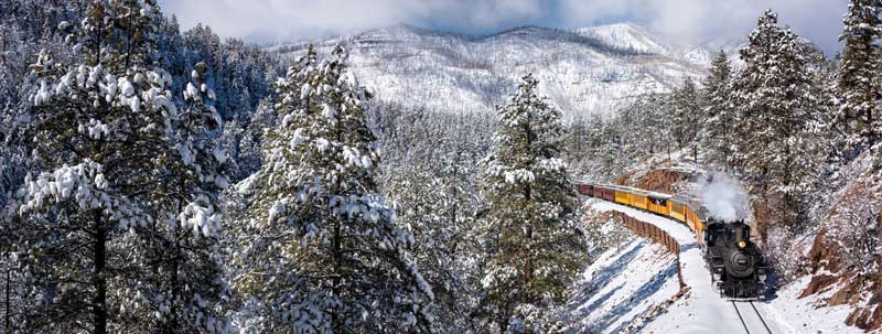 Cascade Canyon Winter Train: Durango, Colorado