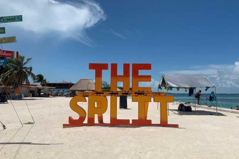 The Split in Caye Caulker Belize
