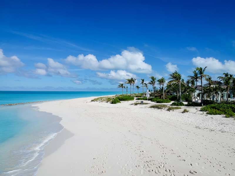 Turks and Caicos during summer