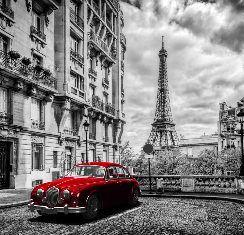 The traversée de paris vintage car festival