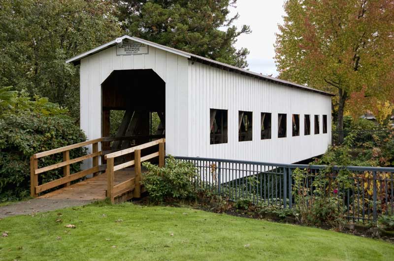 Centennial Bridge in Cottage Grove, Oregon