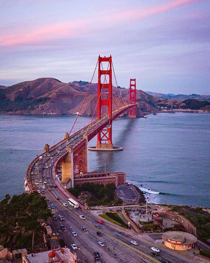 Golden Gate Bridge in San Francisco