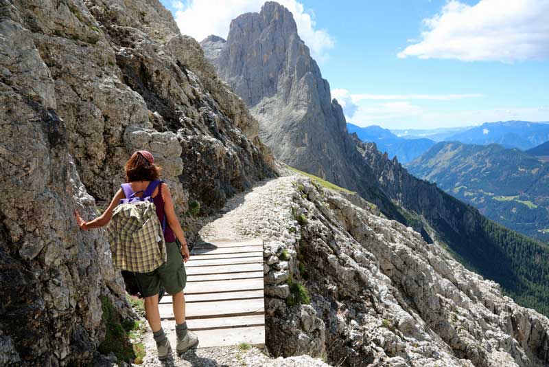 Hiking in the Dolomites