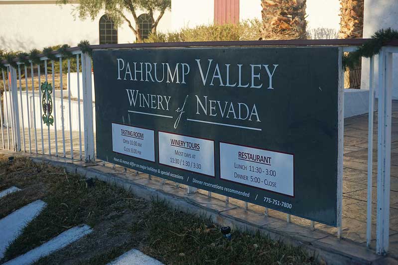 Pahrump Valley Winery