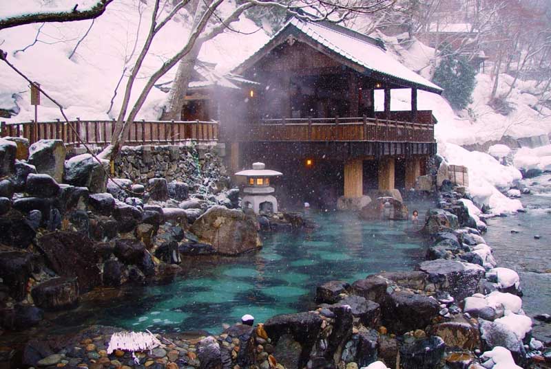 open-air baths in Japan, Takaragawa