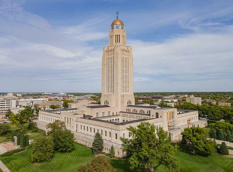 Nebraska State Capitol in Lincoln