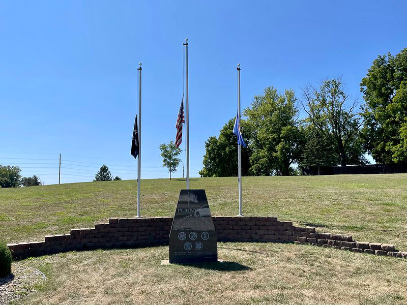 The Veterans Memorial in Plainview