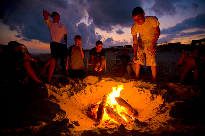 Beach Bonfire 