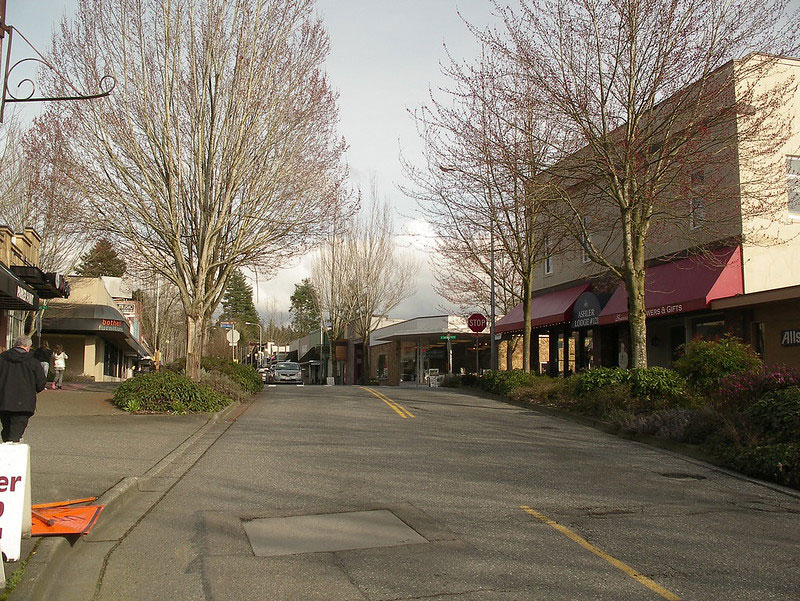 Main Street in downtown Bothell